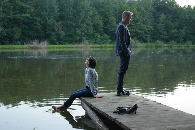 Pierwsza miłość odc. 3117. Bartek (Rafał Kwietniewski), Wanda (Monika Pikuła)