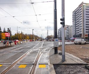 Budowa tramwaju na Stegny w Warszawie