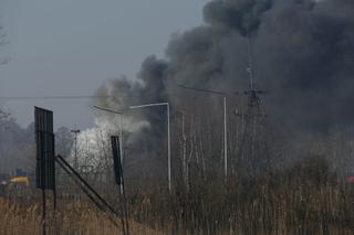 Gigantyczna chmura dymu nad Koziegłowami! Co się stało? 