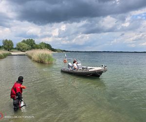 jezioro Tarnobrzeskie Niezwykła akcja płetwonurków