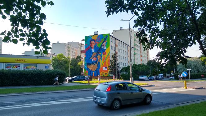 Mural Zenka Martyniuka w Białymstoku