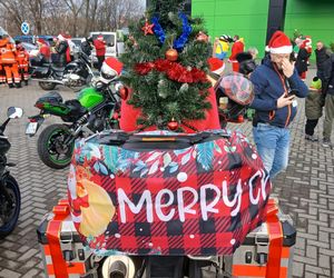 Mikołaje na motocyklach z warkotem przejechali przez miasto. Pognali do chorych dzieci!