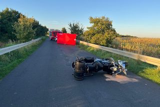 Śmiertelny wypadek motocyklisty w gminie Jutrosin