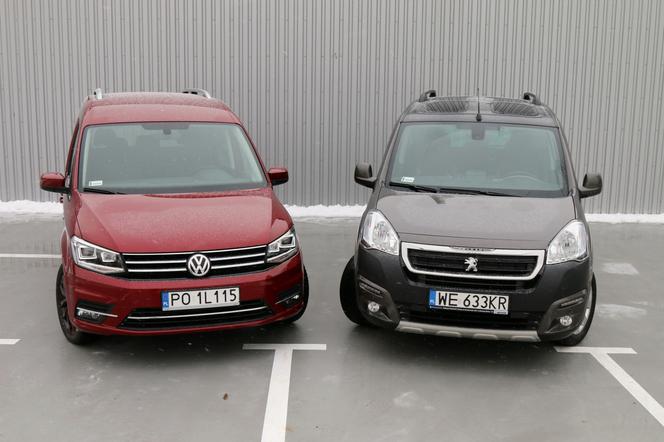 TEST Peugeot Partner Tepee 1.6 BlueHDi vs. Volkswagen Caddy Trendline 2.0 TDI: dwa bogate kombivany
