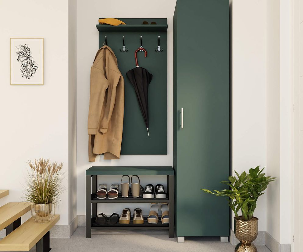 Nowoczesne wieszaki do przedpokoju. Na ścianę, panele, stojące i z siedziskiem