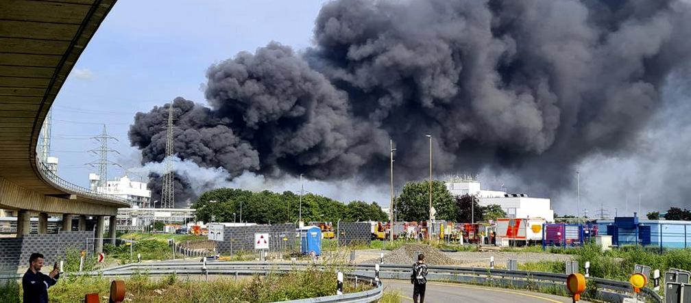 Ogromna eksplozja w Leverkusen