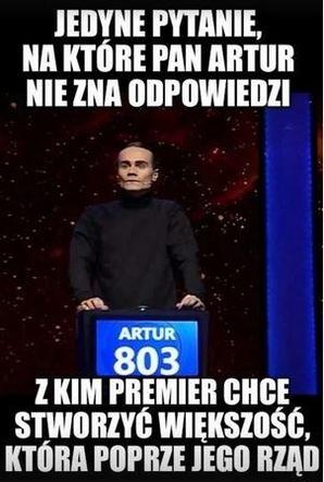 "Jeden z dziesięciu" Artur Baranowski memy