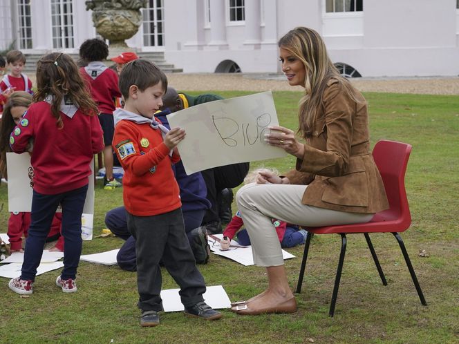 Pierwsza Dama USA w Windsorze spotkała się z królową Kamilą i księżną Kate