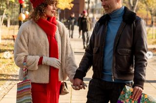 „Mikołaj na sygnale, specjalny odcinek świąteczny. Wanda (Anna Lemieszek), Benio (Hubert Jarczak)