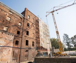 Tak wyglądają prace na zabytkowym młynie w Grudziądzu