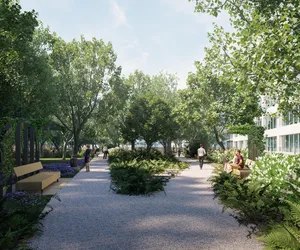 W Warszawie powstaje nowy park linearny. Będzie nawet deszczowy ogród