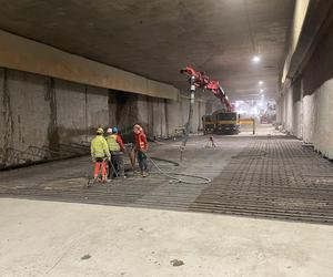 Zakończyła się budowa konstrukcji tunelu w Zielonkach