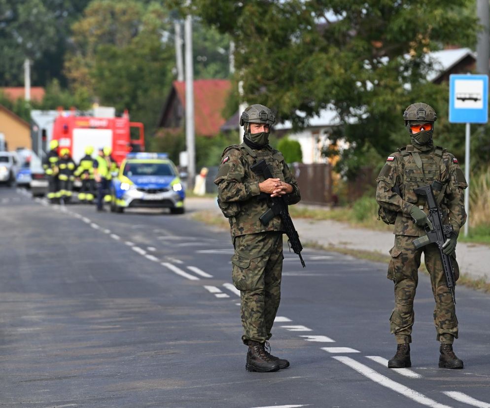 Rosyjski dron spadł pod Opocznem, Służby i prokuratura w akcji