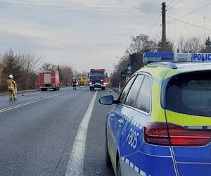 Adamowice. Bus zderzył się z tirem na DK92