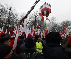  Protest rolników w Warszawie 6.03.2024