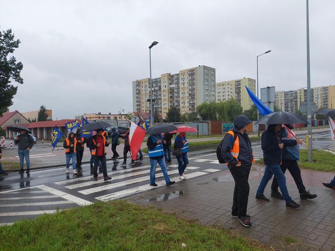 Strajk kolejarzy Bydgoszcz 28.07.25