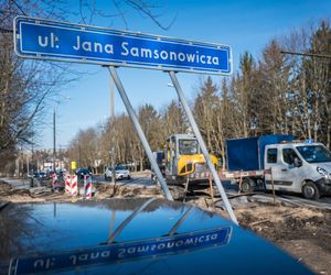 Przebudowa ulicy Samsonowicza w Lublinie trwa w najlepsze. Jak idą prace?