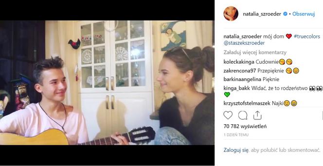 Natalia Szroeder wykonała utwór wspólnie z bratem! Wzruszające wideo w sieci