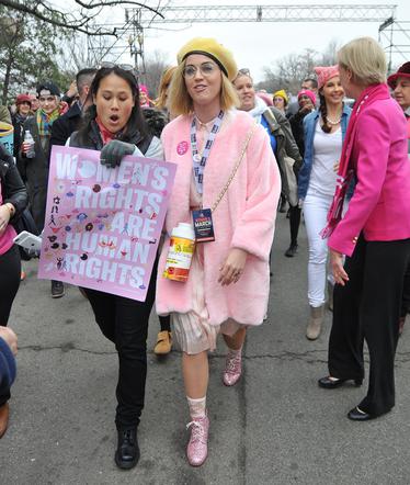 Katy Perry na Marszu Kobiet