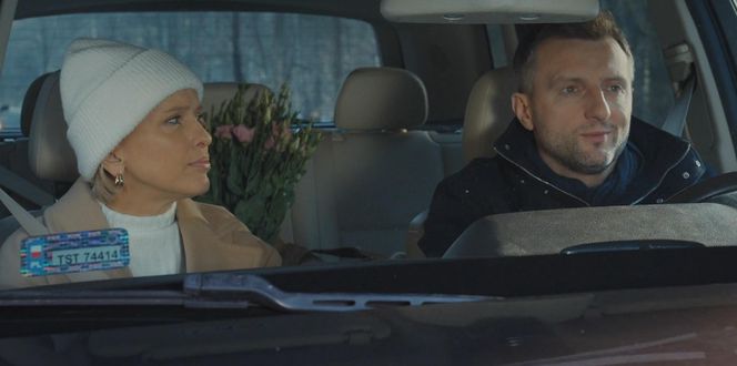 M jak miłość odc. 1870. Dorota (Iwona Rejzner), Bartek (Arkadiusz Smoleński)