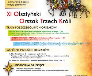 Ulicami Olsztyna przejdzie Orszak Trzech Króli
