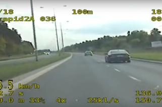 Grudziądz: Kierowca gnał z prędkością 135 km/h i już pożegnał się z prawem jazdy [WIDEO]