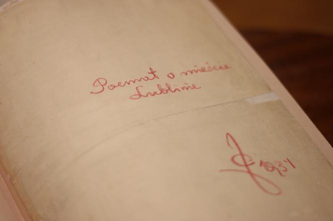  Rękopis Poematu o mieście Lublinie Józefa Czechowicza