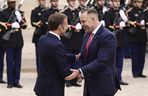 Nawrocki spotkał się z Macronem