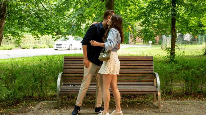 Barwy szczęścia odc. 2567. Józek (Patryk Pniewski), Ania (Anna Bieżyńska)