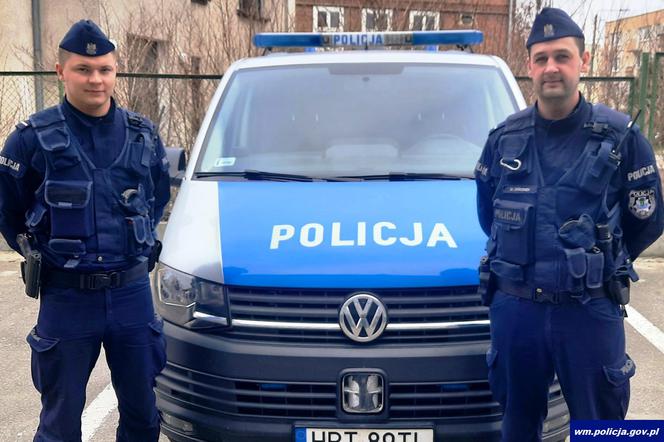 Policjanci z Kętrzyna uratowali życie 64-latka