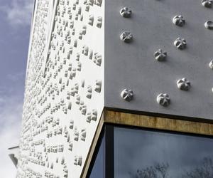 Elewacja betonowa, Muzeum Vorarlberg w Bregenz