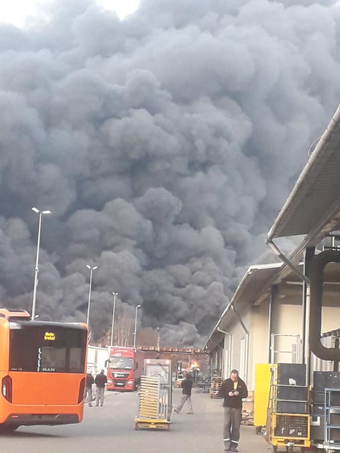 Pożar Cersanit 10.02.2022