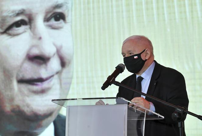  Jarosław Kaczyńsk podczas uroczystej gali Człowiek Roku tygodnika Wprost