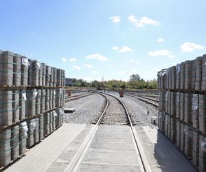 Byliśmy na placu budowy STP Karolin. Tu powstaje wielka sypialnia dla pociągów metra