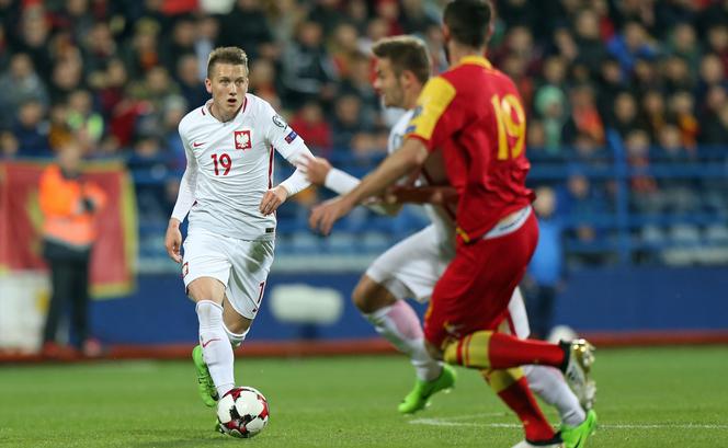 Piotr Zieliński, Czarnogóra - Polska, reprezentacja Polski, piłka nożna