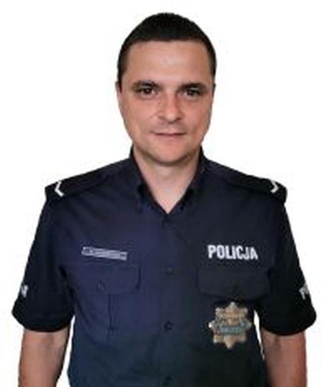 sierżant Krzysztof Jasieńczuk (KOMISARIAT POLICJI IV W BIAŁYMSTOKU)