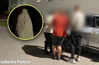 Wyjątkowo kreatywny złodziej. Żeby okradać ciężarówki, przebierał się za... ducha!