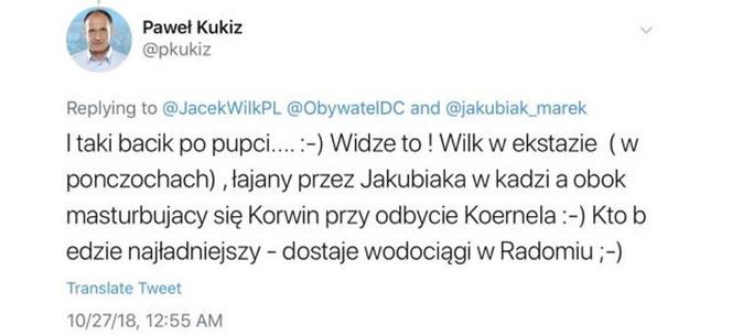 Kukiz popłynął i straci władzę