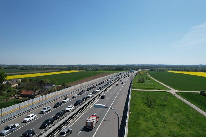 Wypadek na A1 pod Grudziądzem