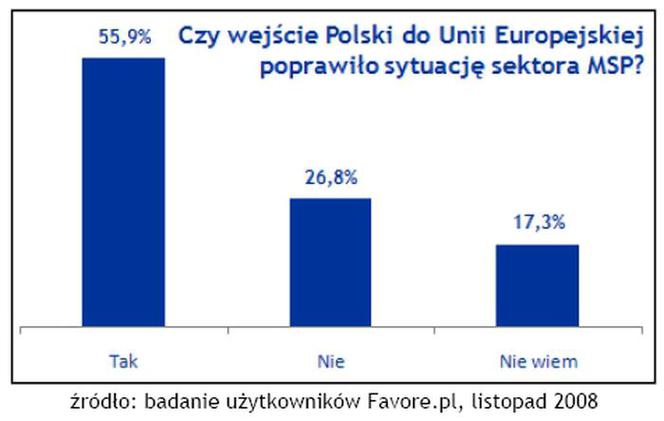 Czy wejście Polski do UE poprawiło sytuację sektora MSP?