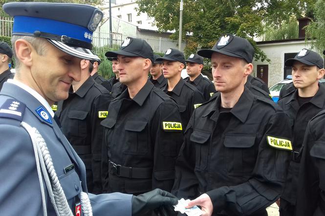 Ślubowanie nowych policjantów z Lubelszczyzny