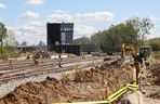 Budowa stacji postojowo-technicznej Mory (sierpień 2025)