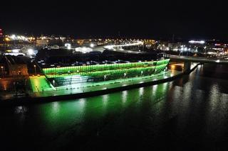 Sylwestrowe iluminacje Morskiego Centrum Nauki