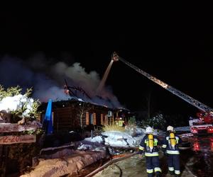Pożar restauracji w Szczebrzeszynie