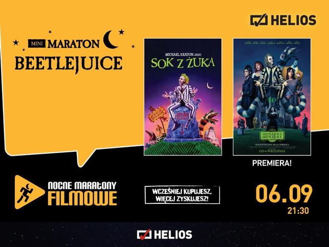 Mini Maraton Beetlejuice w siedleckim Heliosie już 6 września