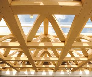 detal konstrukcji dachu Muzeum Sztuki w Aspen
