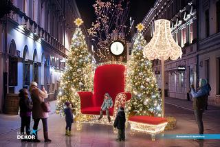 1 Tak będą wyglądać świąteczne iluminacje na Piotrkowskiej w tym roku
