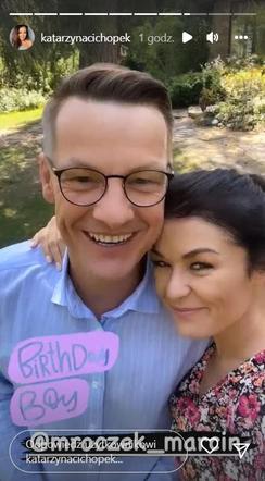 M jak miłość na planie. Katarzyna Cichopek (Kinga), Marcin Mroczek (Piotrek)