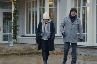 M jak miłość odc.1718. Magda (Anna Mucha), Adam Werner (Jacek Kopczyński)