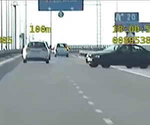 Kierowca BMW jechał autostradą pod prąd